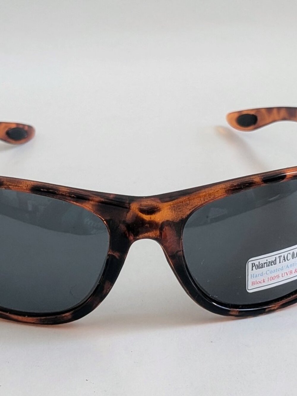 NWT Vintage 90's Sun Wrap TR-90 Frame Polarized Sunglasses (S. Tortoise)